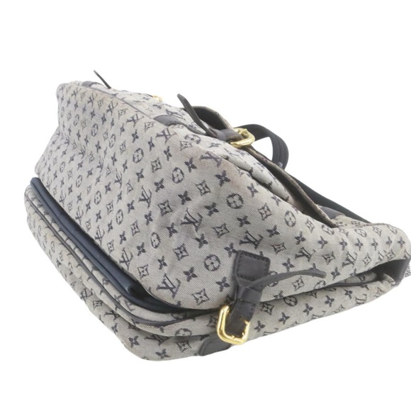 LOUIS VUITTON Blue Monogram Mini Lin Sac A Langer Diaper Bag- RARE - Picture 6 of 10